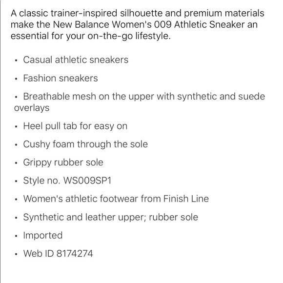 NEW BALANCE 009 SHOES - Picture 11 of 11